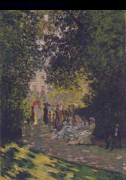 Claude Monet Parisians in Parc Monceau